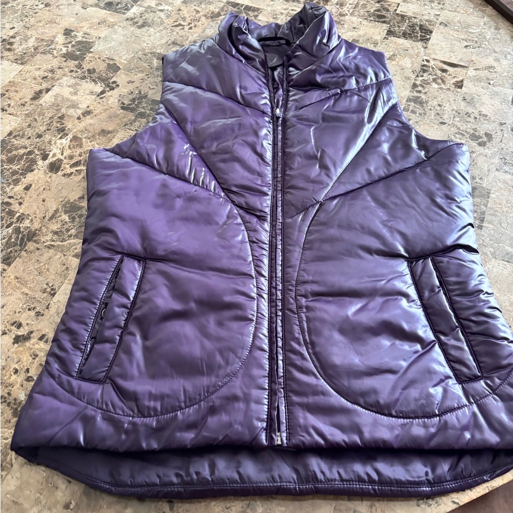 Eggplant Women's Puffer Vest